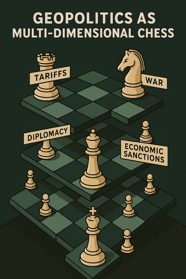 Geopolitics as multi-dimensional chess